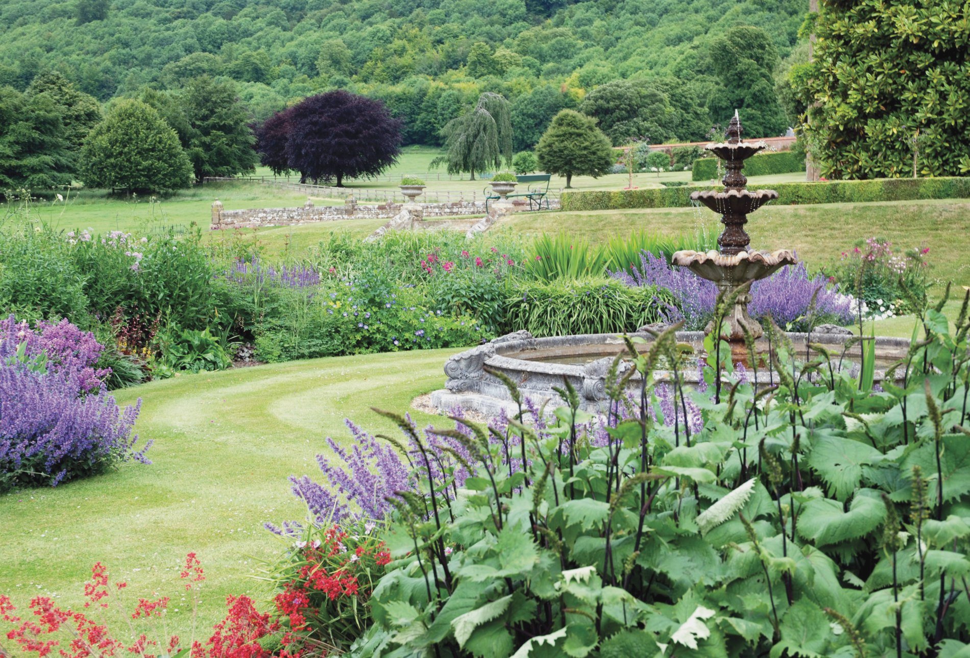Titsey House gardens near Oxted in Surrey